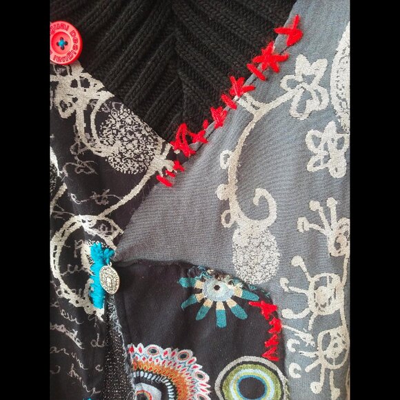 Desigual Sweater - Multicolour, Unique Details - Picture 6 of 11